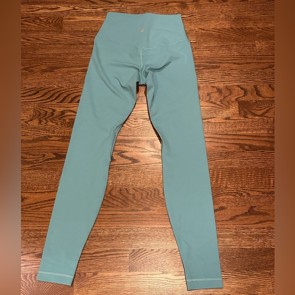 lululemon athletica Pants - Lululemon High-Waisted Blue Leggings Size 4 Square Tag